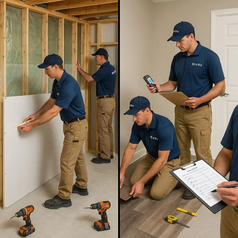 Repairs and Reconstruction process in Northwest Harborcreek, PA